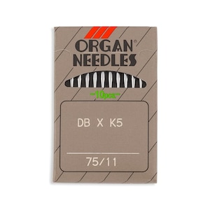 EMBROIDERY Needles ORGAN Brand straight stitch needles, large eye, round shank. Pack of 10. size 80/12