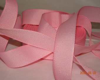 5/8" PINK Grosgrain Ribbon Old Store Stock BTY
