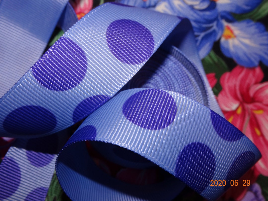 Blue Dashed Ribbon 7/8
