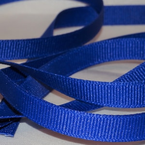 3/8" KONINGSBLAUW grosgrain lint Oude winkelvoorraad