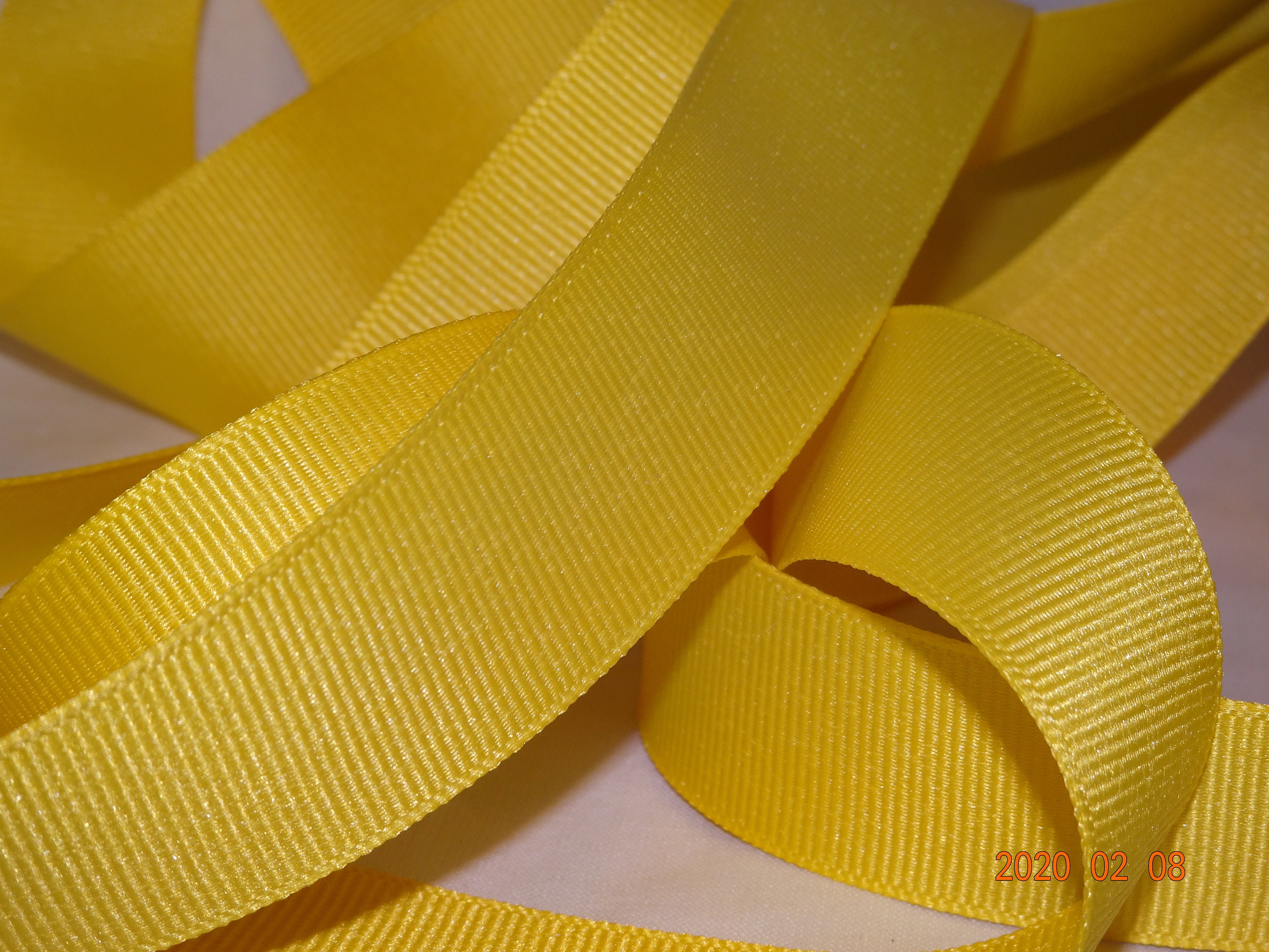 5 Yards Old Gold Yellow Grosgrain Ribbon 1/4 Inch Wide Trim Scrapbooking  Embellishment Sewing Ribbon Supplies Mixed Media Card Making 