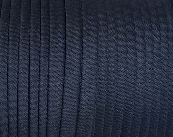 1/2" extra breed NAVY dubbelgevouwen biaisband gemaakt in Amerika