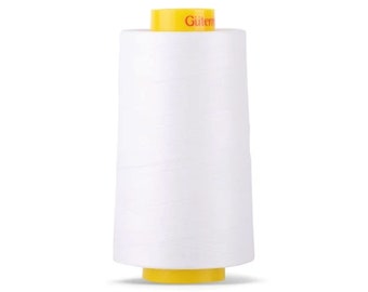 Gutermann WHITE  Mara 100 1094Yds All Purpose 100% Polyester One (1) Spool #800