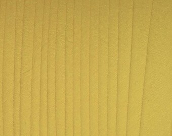 10 yds Yellow 1/2" Double Fold Bias Tape Superior Quality Poly/Cotton Fabric Trim Made in America