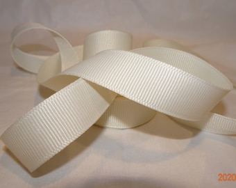 5/8"  Tan or Natural Grosgrain Ribbon Color Choice