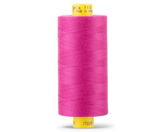 Gutermann 1094 yds Mara 100 #321 FUCHSIA tout usage 100 % polyester Une (1) bobine