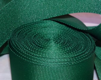 1-1/2" Forest Green Grosgrain Ribbon Old Store Stock