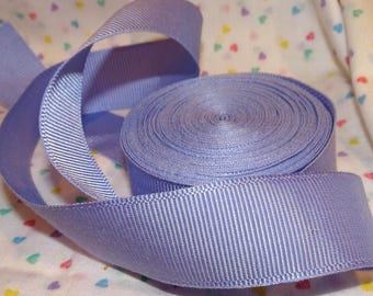 7/8" Iris Grosgrain RAYON COTTON Vintage  Ribbon By The Yard