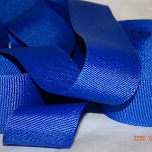 Ruban gros-grain BLEU royal de 1-1/2 po.