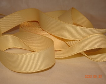 5/8"  PRALINE CREAM Grosgrain Ribbon Old Store Stock
