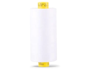 Gutermann White 10 spools  Mara 100 Tex 30 - 1,093 yds Per Spool Col # 800