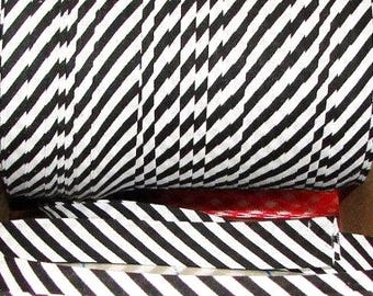 1/2" Extra Wide NAVY & White Stripes Double Fold bias Tape BTY Made in America Special Purchase Limited Quantity