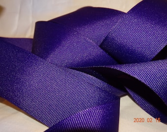 1-1/2" Regal Purple Grosgrain Ribbon Old Store Stock