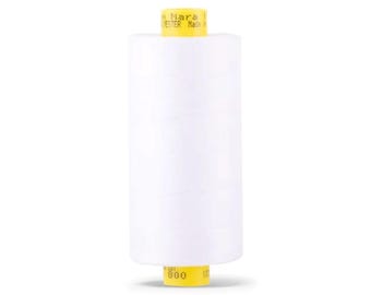 Gutermann WHITE Mara 100 1094Yds All Purpose 100% Polyester One (1) Spool #800