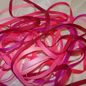 3/8 PINK Solid Grosgrain Ribbon PINK Vintage Old Store Stock BTY - Etsy