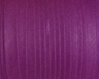 Ruban adhésif en biais TRÈS large 1/2 po. VIOLET, double pli, fabriqué aux États-Unis