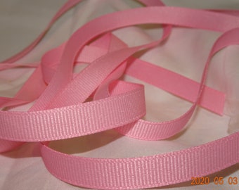 3/8" PINK Grosgrain Ribbon Old Store Stock