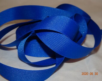 5/8" BLUES Color Choice Grosgrain Ribbon