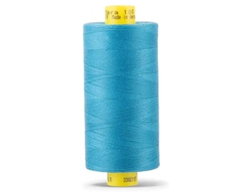 1094 Yds Sew All Gutermann #761 TURQUOISE Blue All Purpose 100% Polyester One (1) Spool