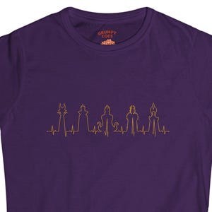 Women's Softstyle Tee | Cartoon Villians heartbeat T shirt, gift for her