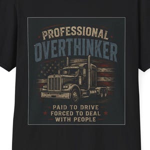 Truck Driver Tee: Comfortable Cotton Shirt (Unisex Sizes)