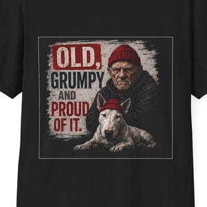 Unisex Softstyle Tee: Old and Grumpy Design - Comfortable Fit