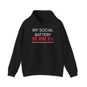 Social Battery Heavy Blend™ Hooded Sweatshirt