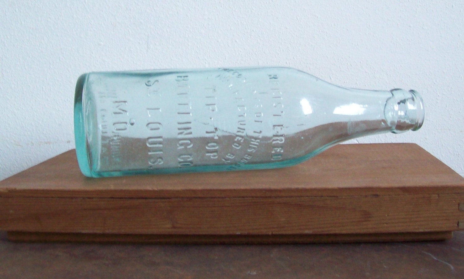 Antique pop bottle soda water Tip Top Bottling St Louis MO Etsy
