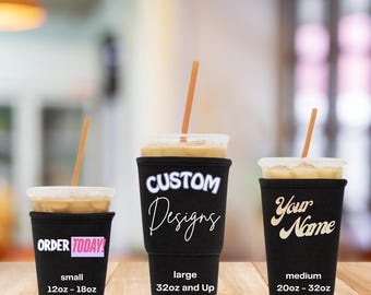 Custom Ice Coffee Sleeve Coffee Soda Tea Water