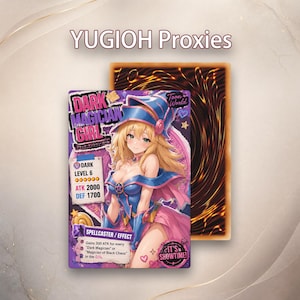 Dark Magician Girl Waifu Card - Etsy