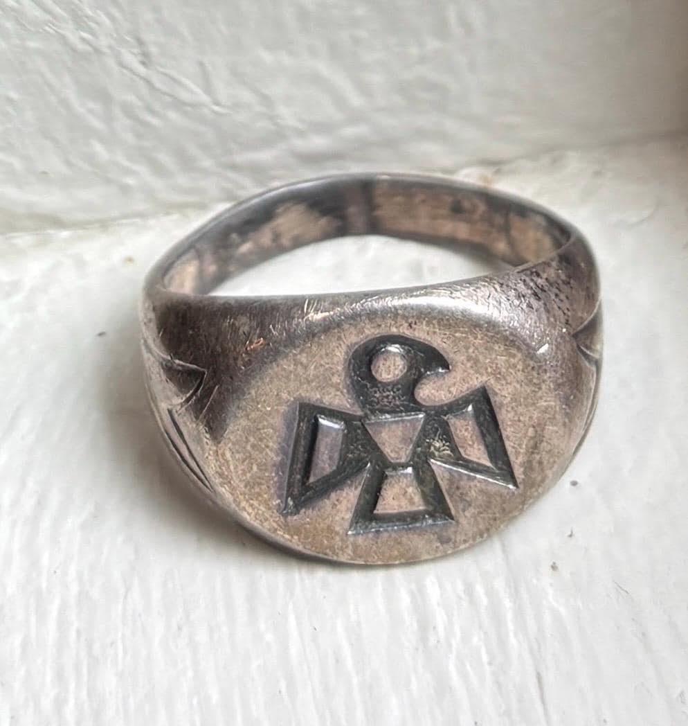 Mens 1970s Silver Ring - Etsy