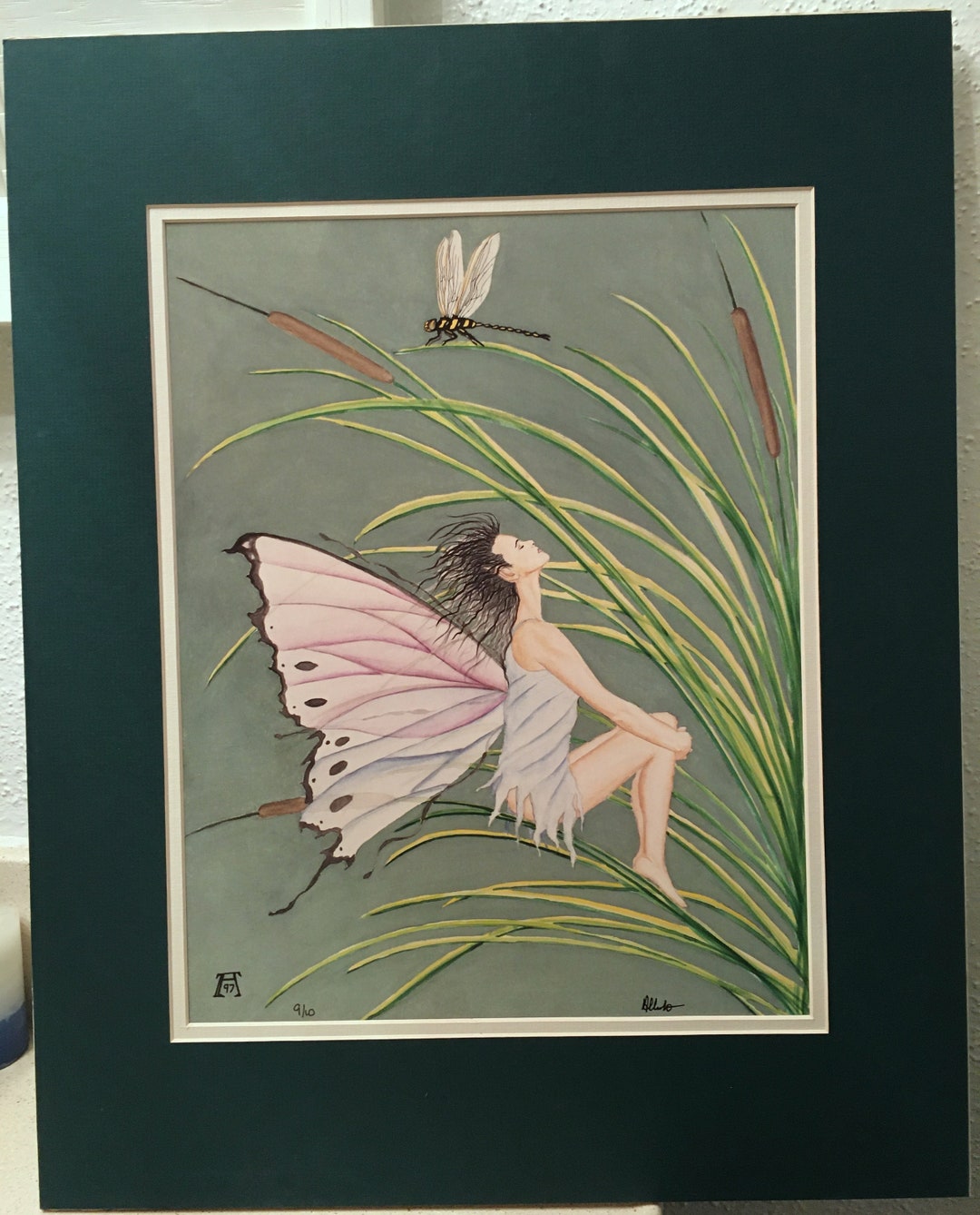 Autumn of the Asrai - Fantasy Fairy Large Matted Art Print - Etsy
