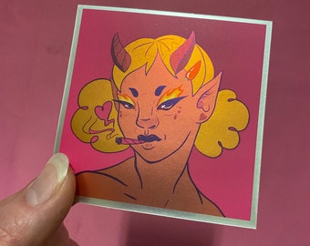 Spicy Devil Babe | Vinyl Sticker