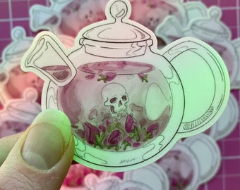 Poison Tea | Translucent Vinyl Sticker