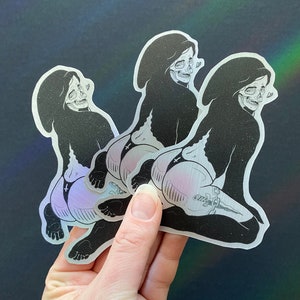 Kinky Death Metallic Vinyl Sticker image 1