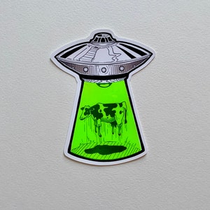 Psychedelic Alien sticker