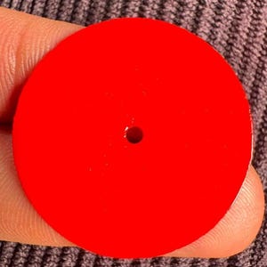 Esfera de reloj de piedra roja | Cristal | Esfera de reloj personalizada para movimiento NH35 NH36