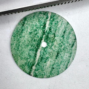 Watch Dial Green Aventurine: 25.50mm Round Disk ( 0.70mm Thick)  Aventurine Dial, Custom Watch Dial