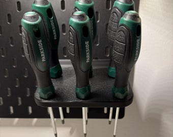 Parkside Torx Screwdriver Holder | IKEA SKÅDIS | Tool Holder | Tool Organizer | 3D Printed | Workshop Organization