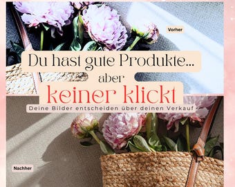 Etsy Product Image Bundle | Increase your sales on Etsy with better images | Canva Tutorials + Tools + Stickers