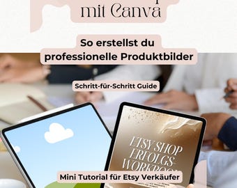 Create Canva mockups for PDFs | Etsy product image tutorial | Professionally present digital products