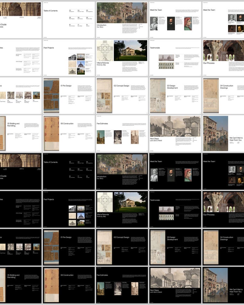 Architecture & Interior Design Client Welcome Packet | Indesign, Canva ...