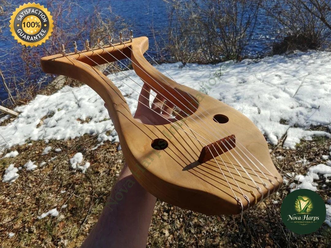 Apollo Musical Instruments 7-string Apollo / Greek Inspired Fantasy Lyre – Mythical Musical ...