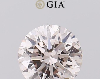 0.71 Carat Round Diamond, Very Light Brown, VS2 Clarity, GIA Certified