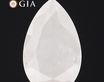 1.06 Ct Fancy White Color Diamond Pear Shape– GIA Certified | Engagement Ring