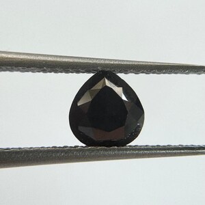 0.90 Carat Black Pear Diamond | Treated Natural Gemstone