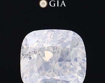 1.00 Ct Fancy White Color Diamond Cushion Shape– GIA Certified | Engagement Ring