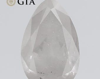1.33 Ct Fancy White Color Diamond Pear Shape– GIA Certified | Engagement Ring