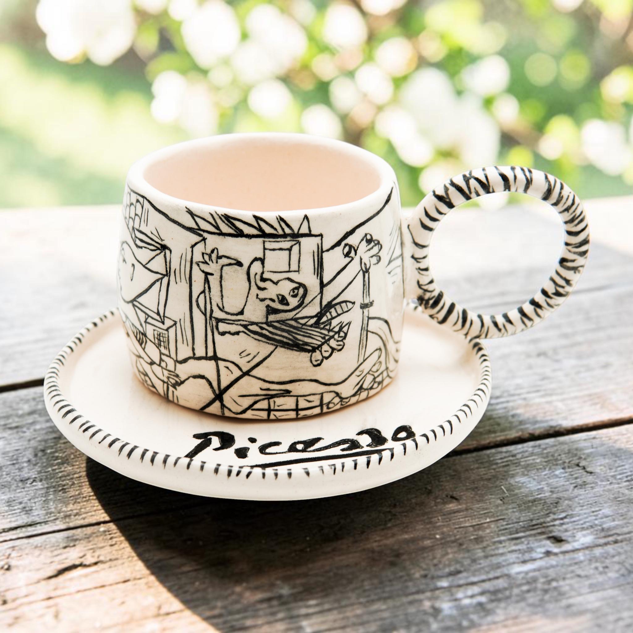 ヴィンテージピカソ珈琲カップ Picasso Tea Cups - Etsy