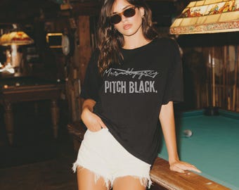 Camiseta Pitch Black, regalo para lectores de novelas románticas oscuras, booktoker, camiseta de libros de suspense, moralmente ambigua